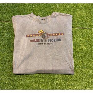 Vintage Florida State Seminoles shirt mens XL gray black football Rupp Shirts 45